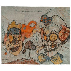 Clowns Graffiti from Unknown Artist Carpet Collection by Jan Kath