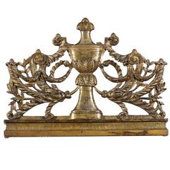18th Century Large Giltwood Architectural Italian Element