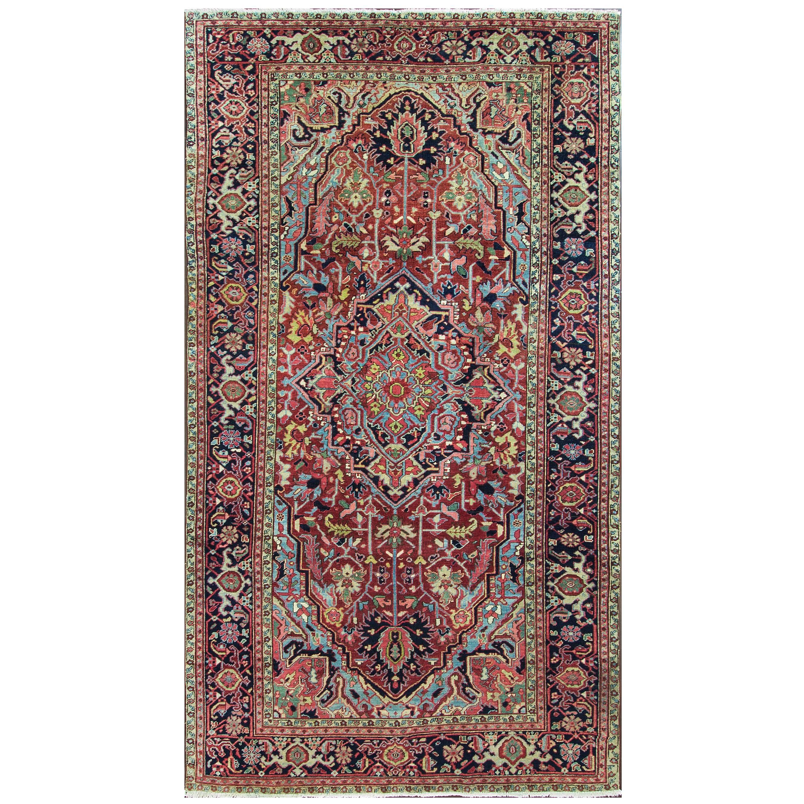 Amazing Antique Persian Heriz Carpet