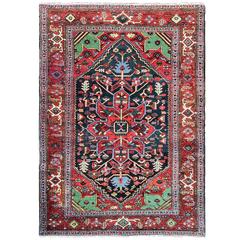 Serapi Antique Heriz Rug 11