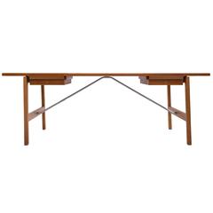 Hans J. Wegner AT325A teak and oak desk, Andreas Tuck