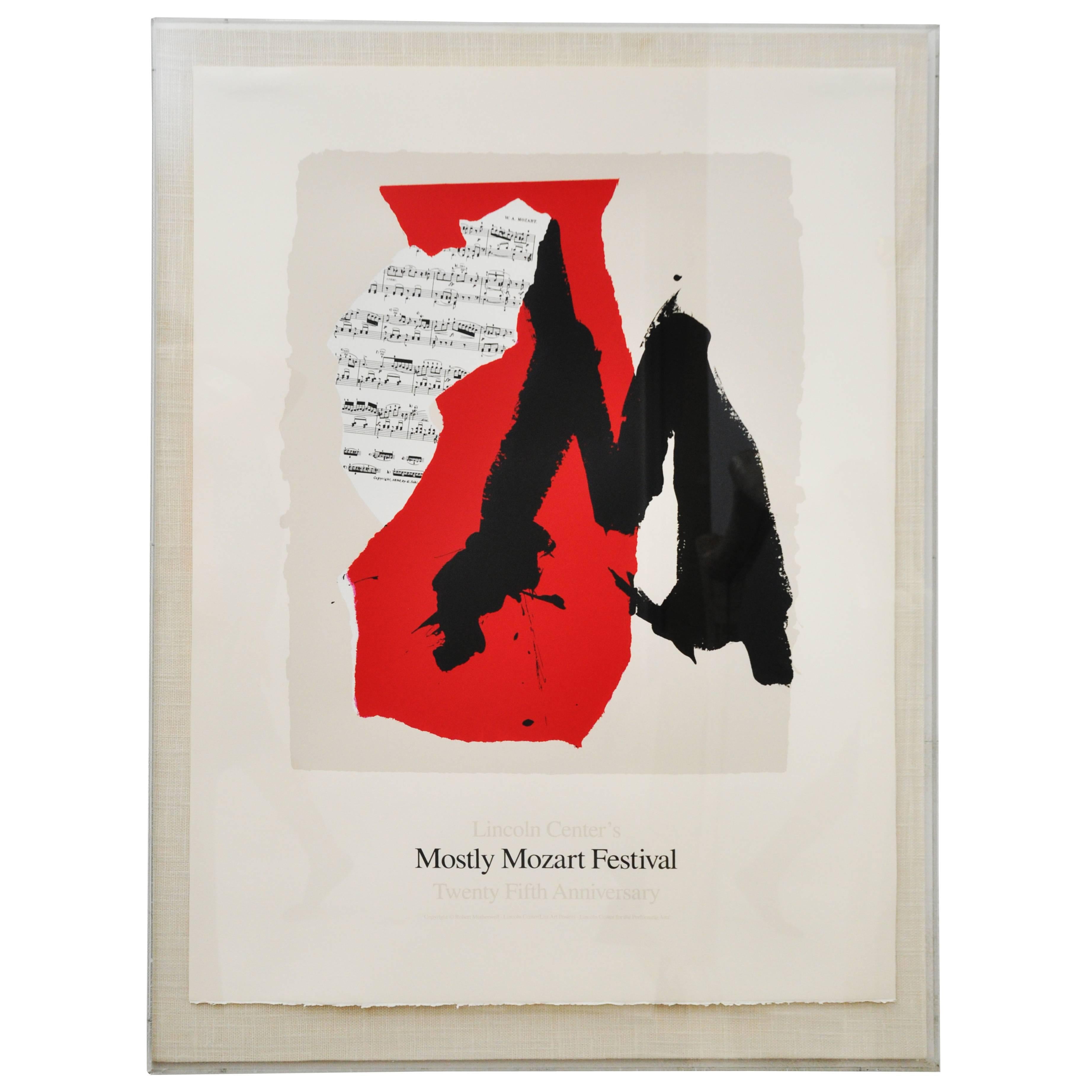 Robert Motherwell Mostly Mozart Festival Print