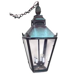 Antique French Copper Lantern