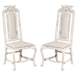 Pair of 18th Century Swedish Period Baroque Chairs