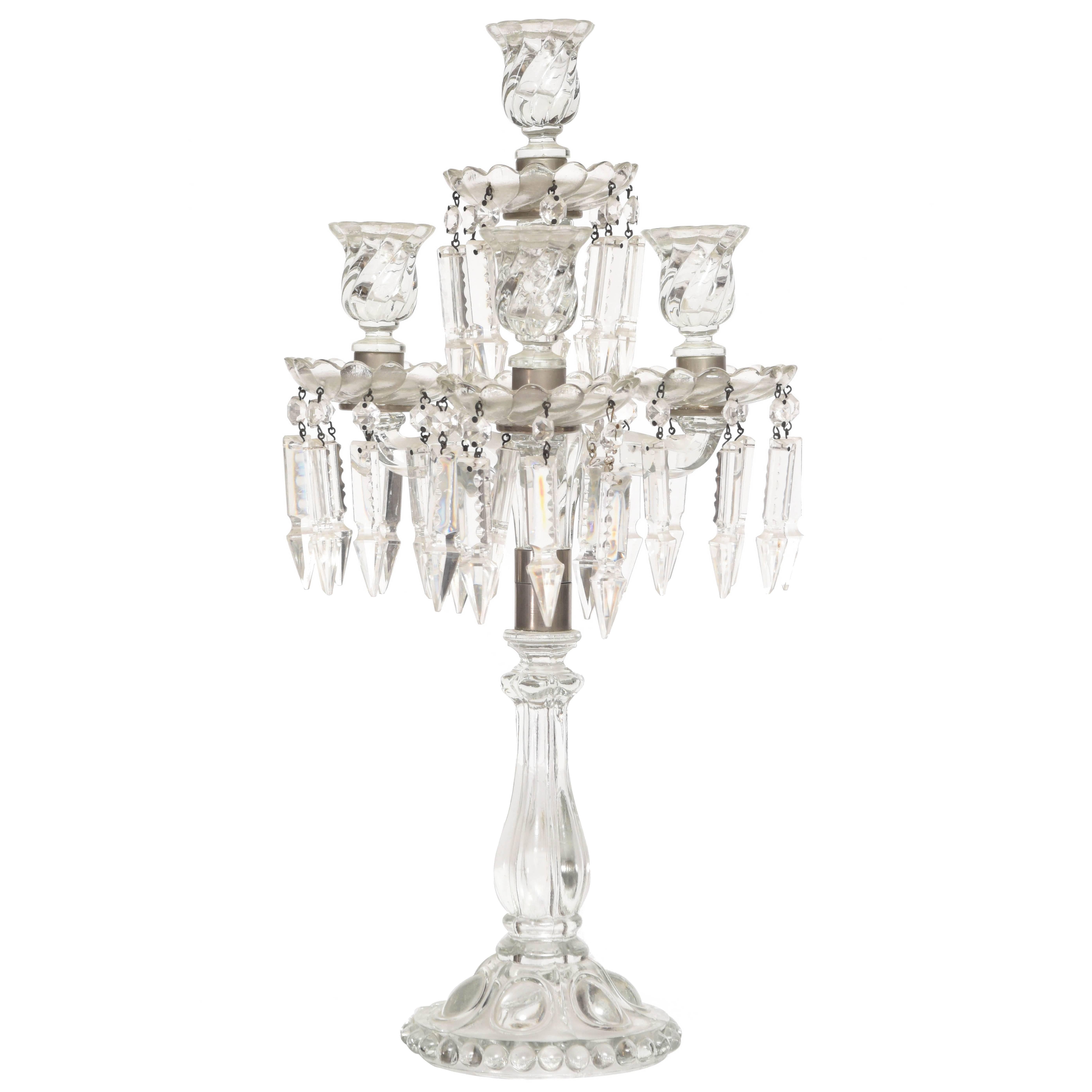 Crystal Candelabra For Sale