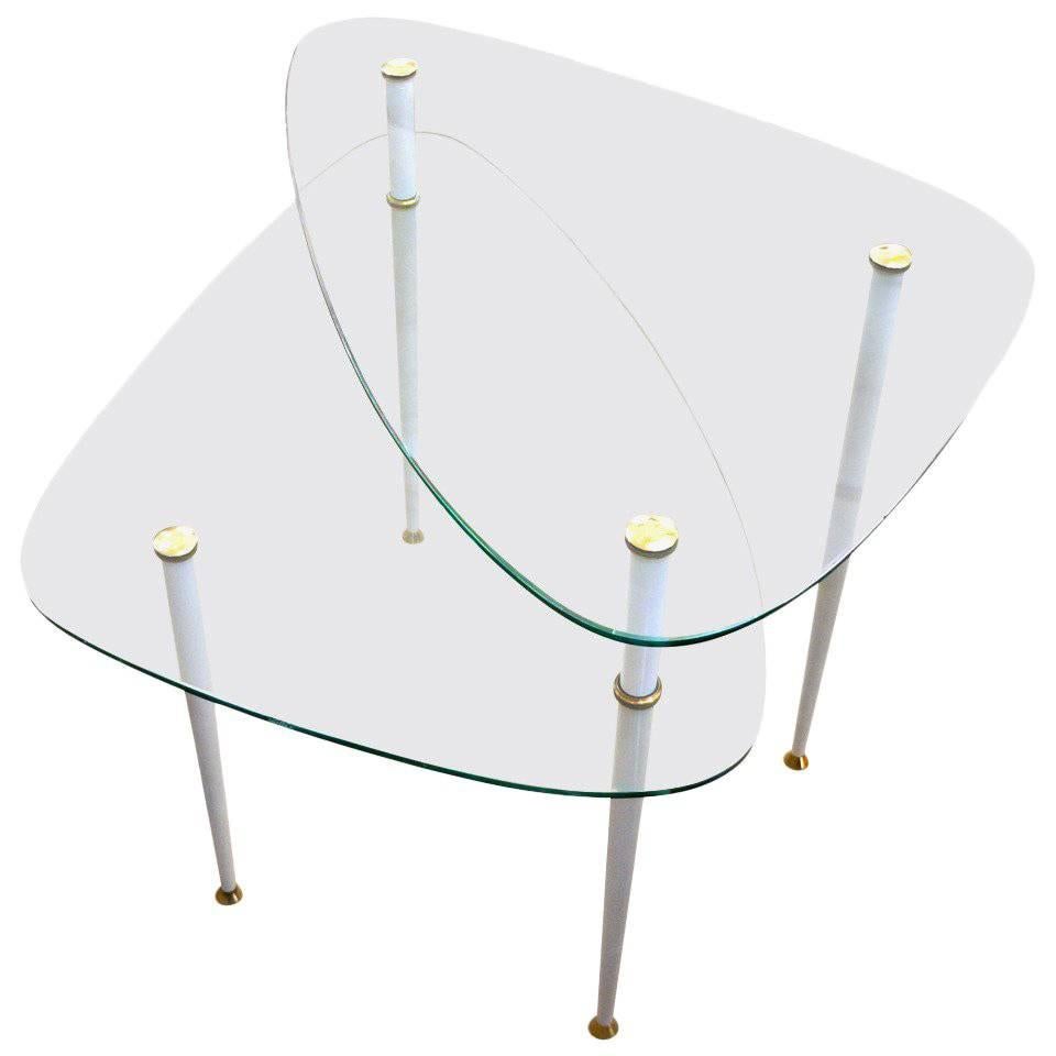 TwoLevel Side Table For Sale at 1stDibs