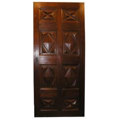 Used Walnut Entry Door