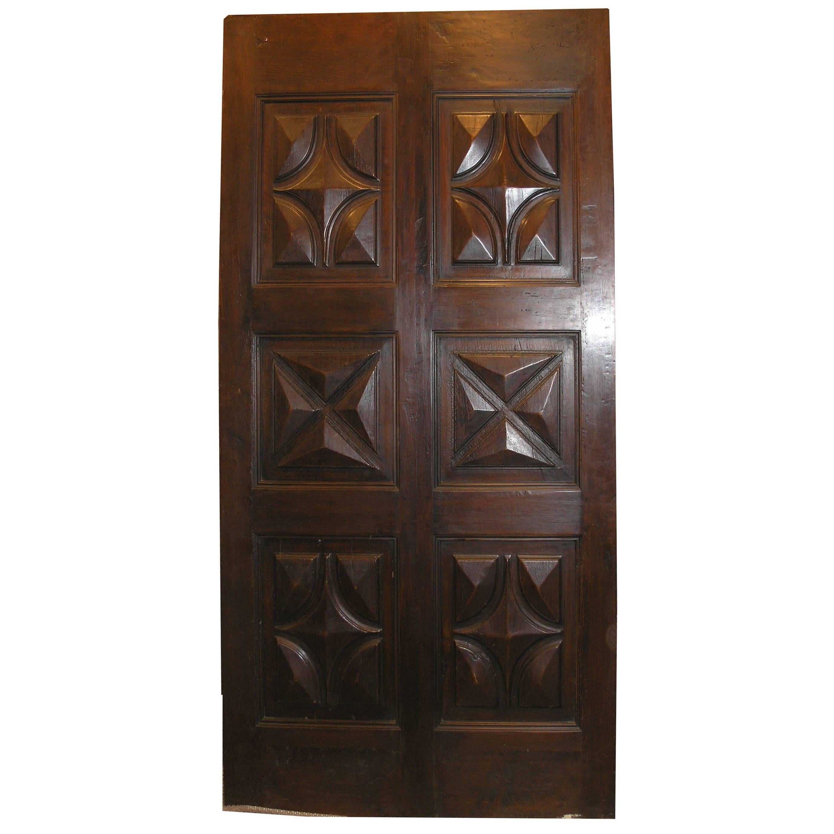 Antique Walnut Door 