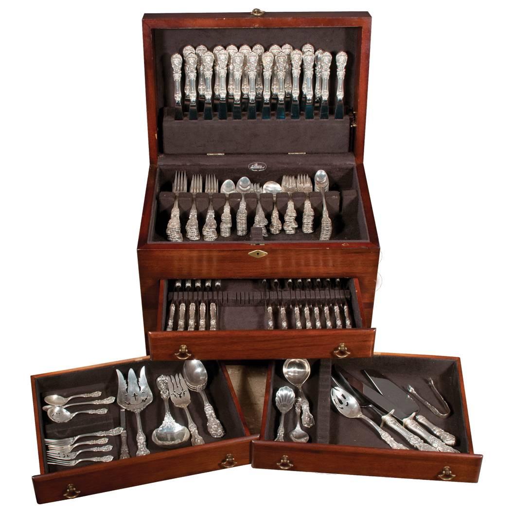 Set of Reed and Barton Sterling Silver Flatware