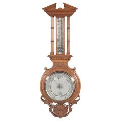 Used English Oak Barometer