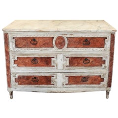Antique 18th Century Neoclassical Painted Italian Commode/Chest of Drawers, circa 1780