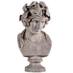 "Narcissus", Composite Stone Bust