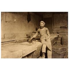 Jewish Baker, Antique Photograph by Lewis Wickes Hine