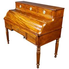 19th Century Louis Philippe Piano Top Bureau Desk