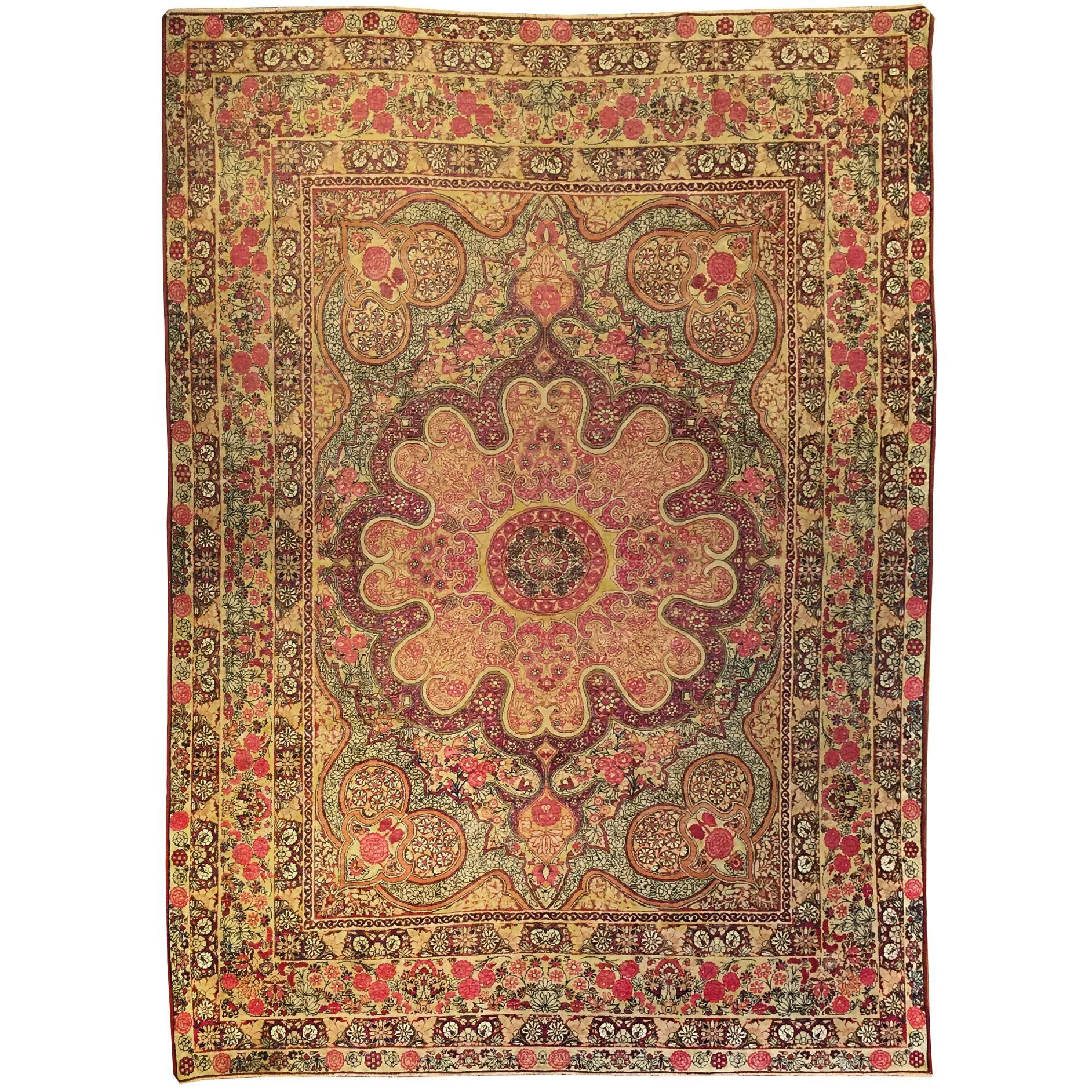 Lavar Kirman-Teppich aus dem 19. Jahrhundert im Angebot