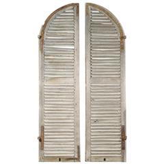 Pair of Tall, 19th Century Shutters from France