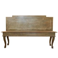 18th Century Italian Hall Bench