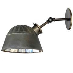 Collection of Mirrored Wheeler Tin Shade Sconce