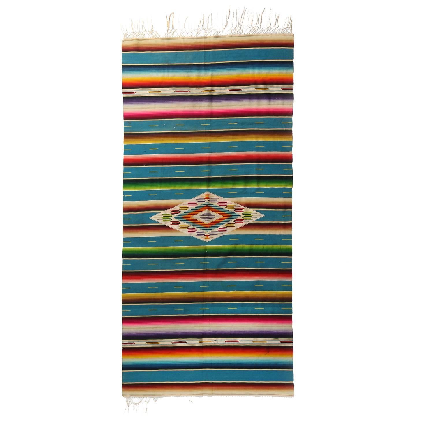 Vintage Mexican Serape from Mexico