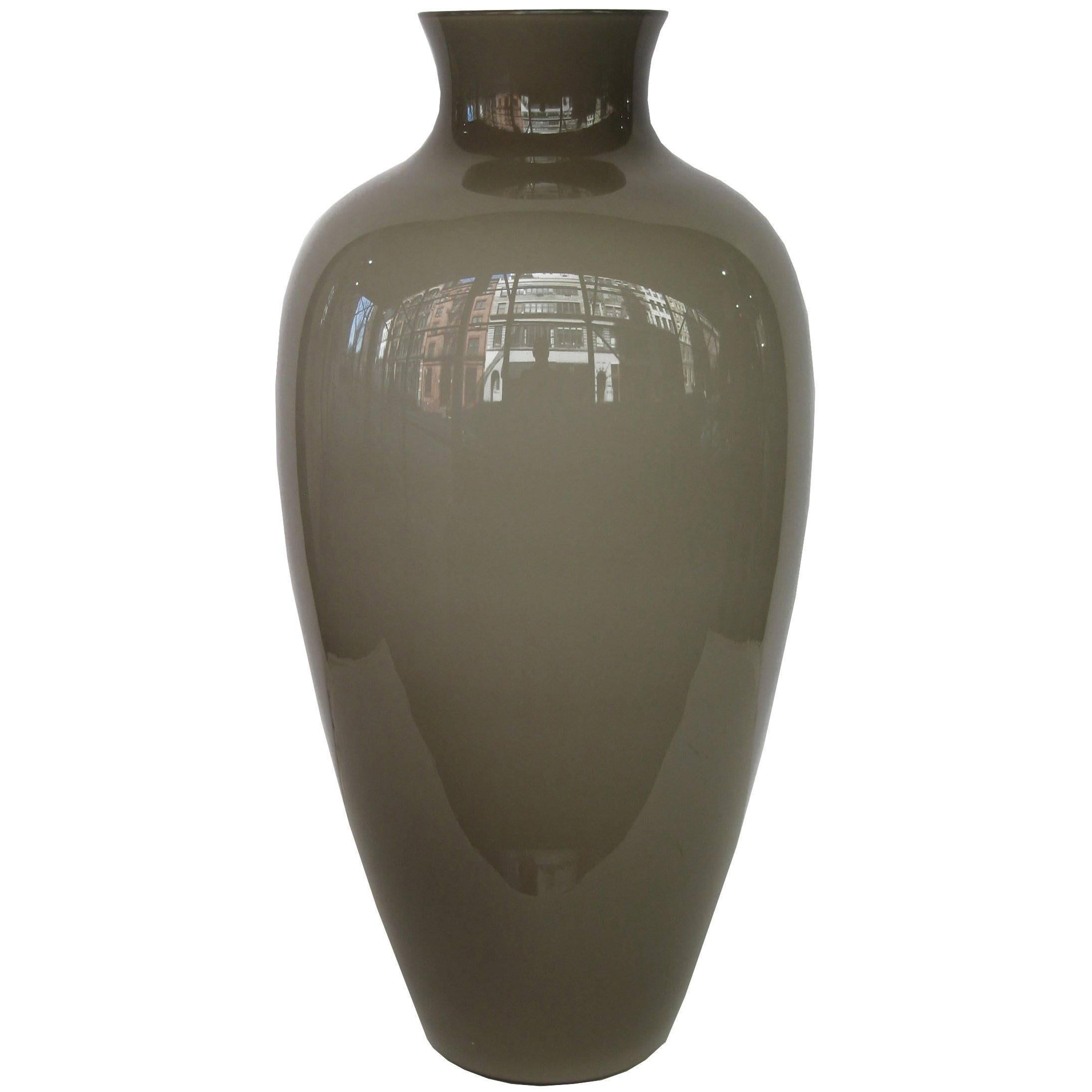 "Cinese" Large Italian Art Glass Vase by Paolo Venini