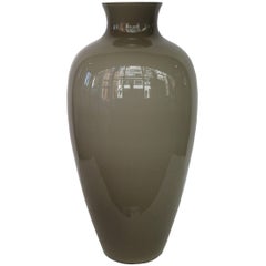 Vintage "Cinese" Large Italian Art Glass Vase by Paolo Venini