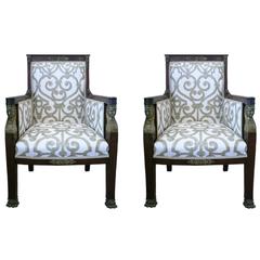 Empire Style Armchairs