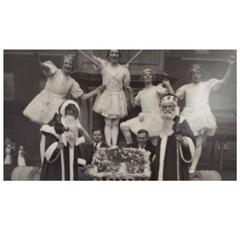 Albert Hester Photograph Christmas 1933 Clapton London, London Hospital Band