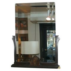 Art Deco Iron Mirror by Jules Bouy 12