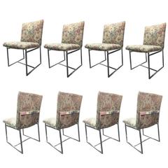 Set of 8 Milo Baughman Dining Chairs