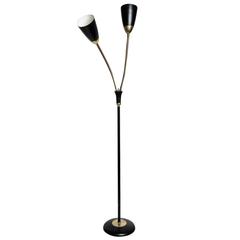 Vintage Italian floor lamp in the style of Stilnovo 6