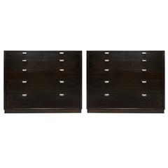 Pair of Edward Wormley Chest of Drawers