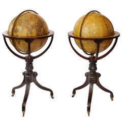 Pair of early 19th Century Regency Globe Stands, circa 1820