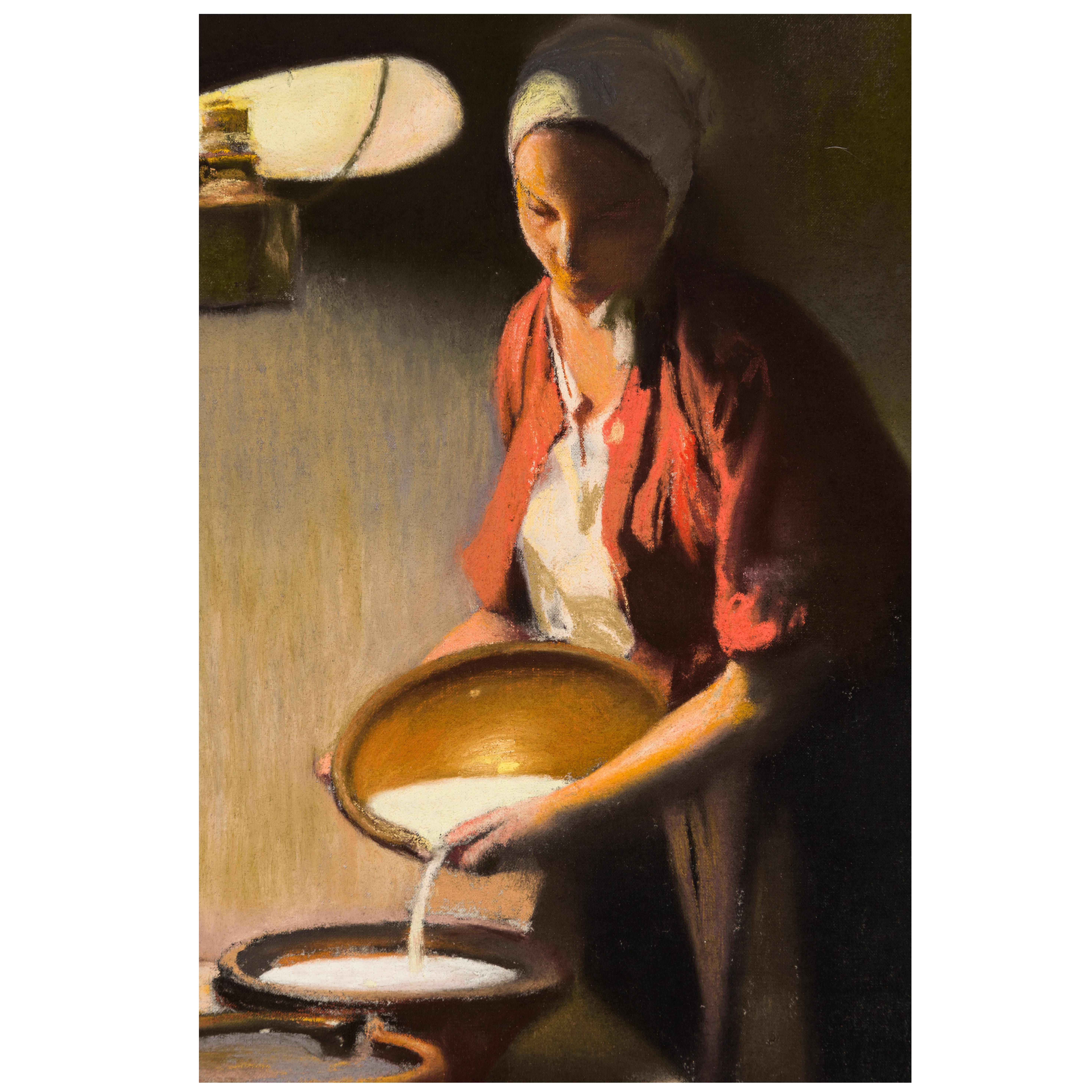 Firmin Baes  ""La crémière""