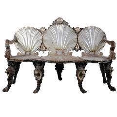 Rare Grotto Style Sofa Attributed to Manufacture Pauly & Co, Venezia, Italy