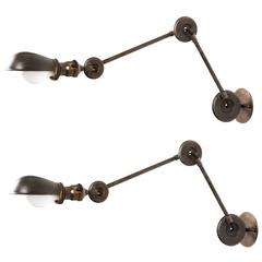 Pair of  Industrial Wall Lights by Edon