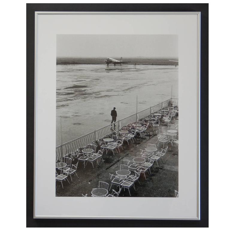 Black and White 1960s Photography, Barcelona Airport For Sale