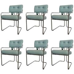 Set of 6 Tucroma Dining Chairs by Mariani for Pace Collection