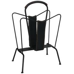 Jacques Adnet Magazine Rack