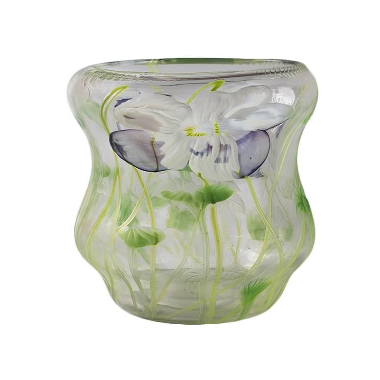 Tiffany Studios Carved Intaglio Vase