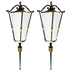 Pair of Maison Arlus Sconces