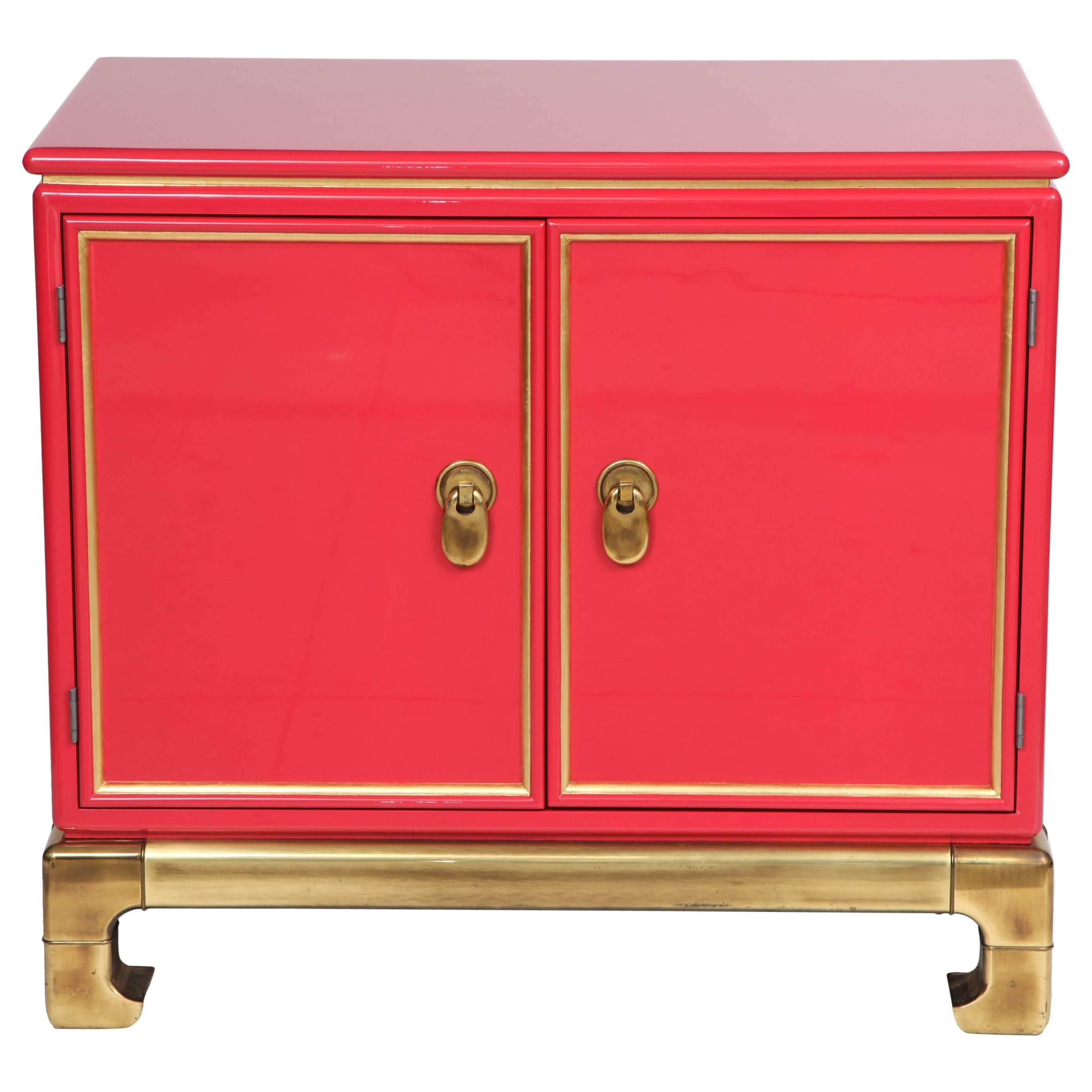 Mastercraft Poppy Lacquered Cabinet