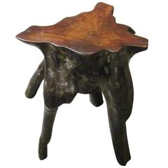 Lychee Wood Four Leg Cocktail Table, Indonesia, Contemporary