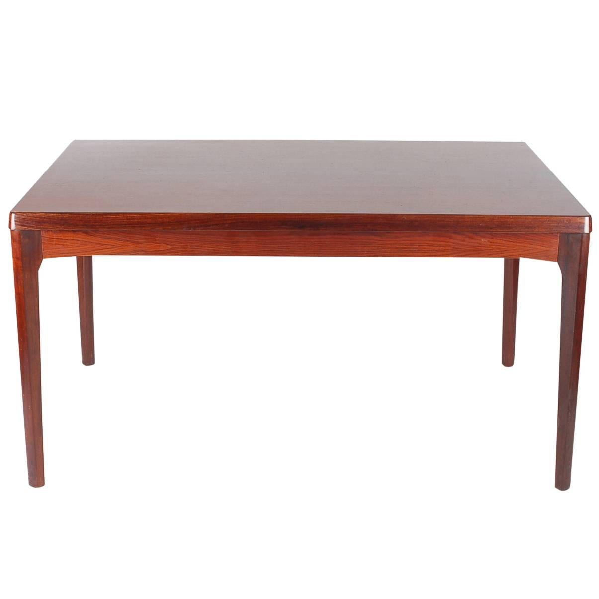 Mid-Century Modern Danish Rosewood Dining Table, Henning Kjaernulf