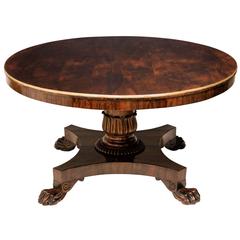 English Regency Rosewood Centre Table 