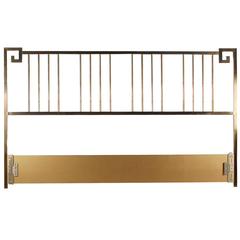 Brass King-Size Headboard by Mastercraft 12
