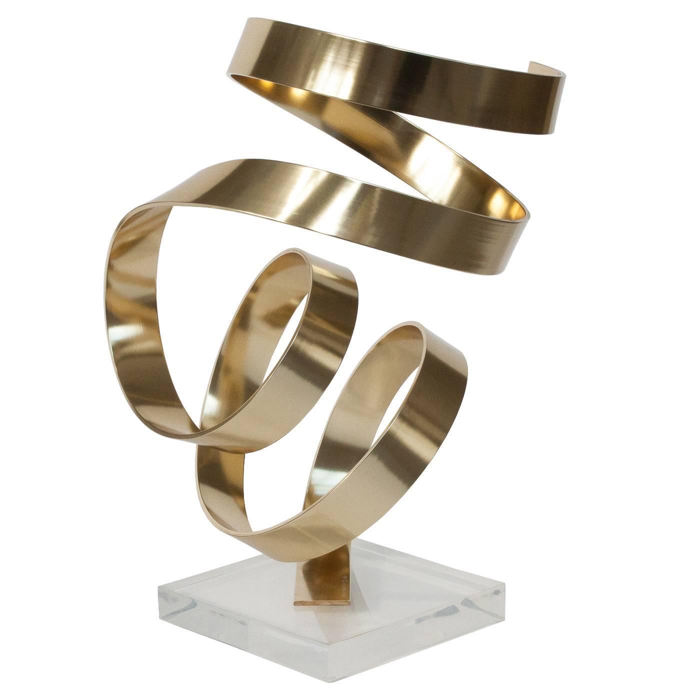 Dan Murphy Abstract Ribbon Sculpture at 1stdibs