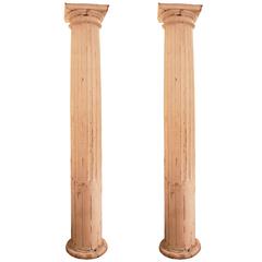 Pair of Antique Italian Columns