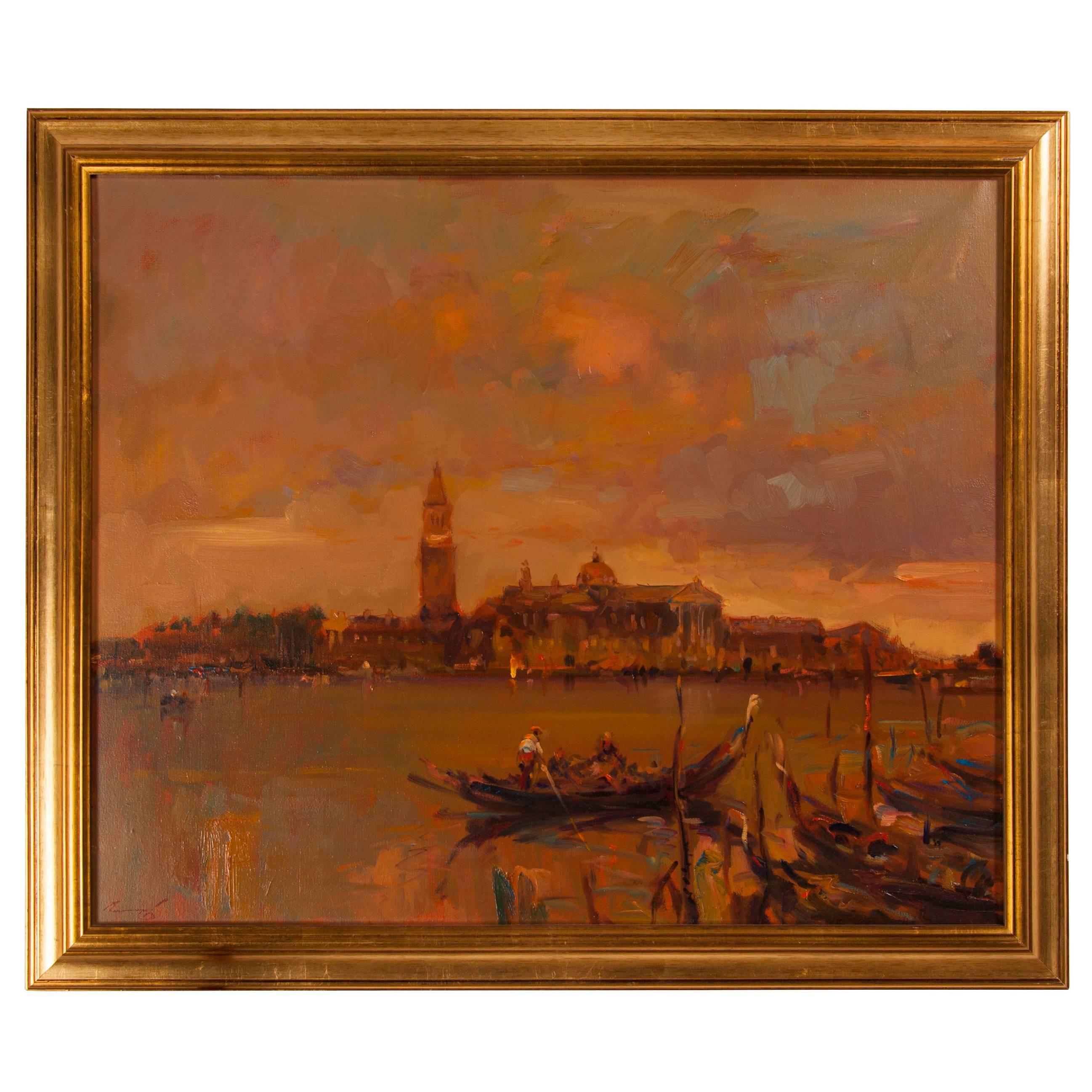 Italian Landscape Painting by Ken Moroney