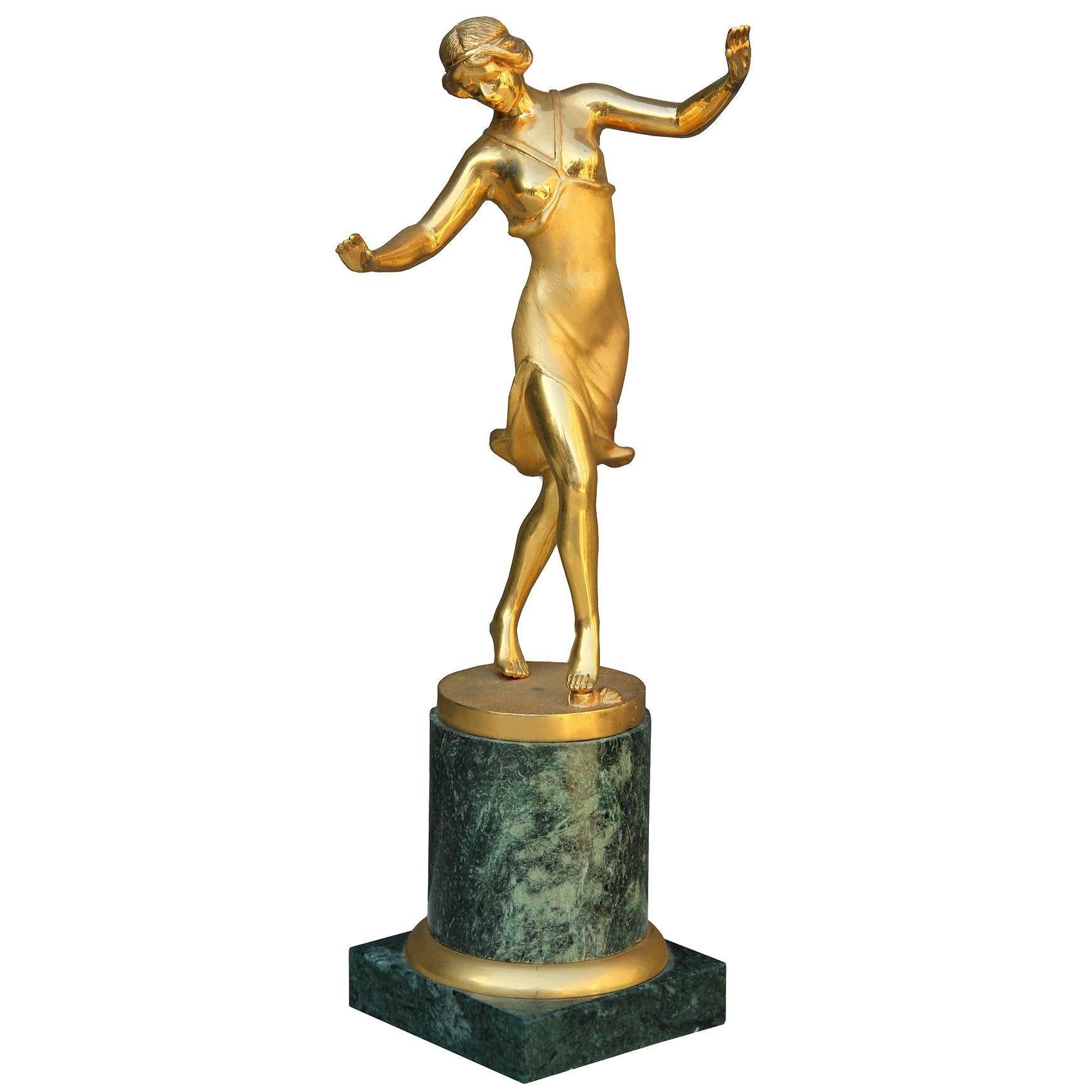 Gilt Bronze Sculpture, France 1930