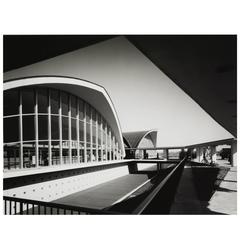 Vintage Photograph of the St. Louis International Airport by Ezra Stoller